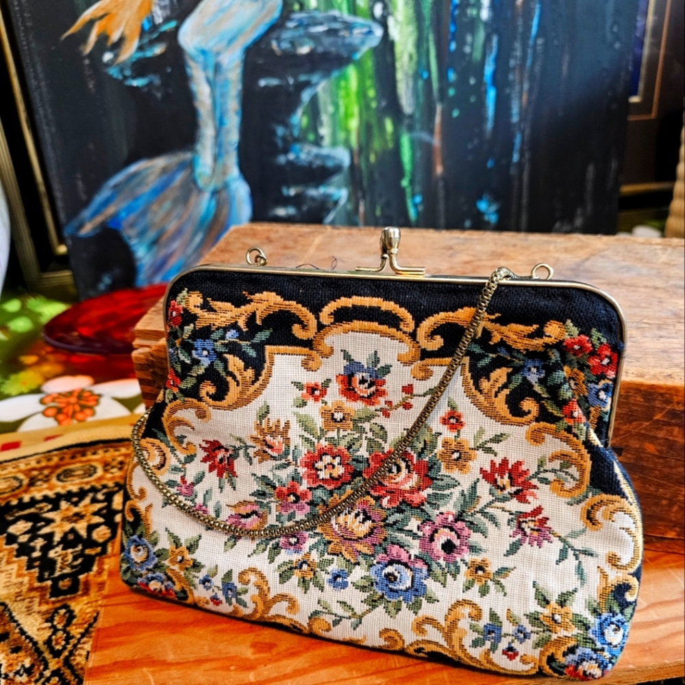 Vintage Embroidery Purse